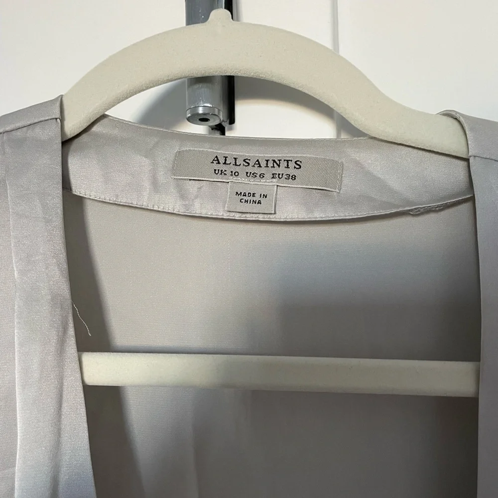 All Saints Cold Shoulder Blouse - Picture 4 of 5